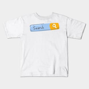Search bar - Isolated Search Bar Symbol Web Element Kids T-Shirt